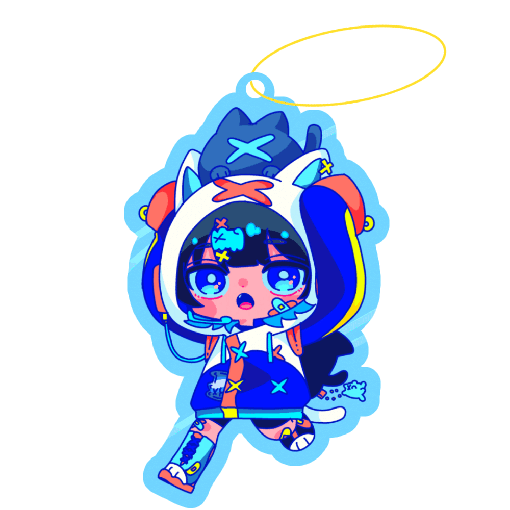 このはらとこのねこアクキー